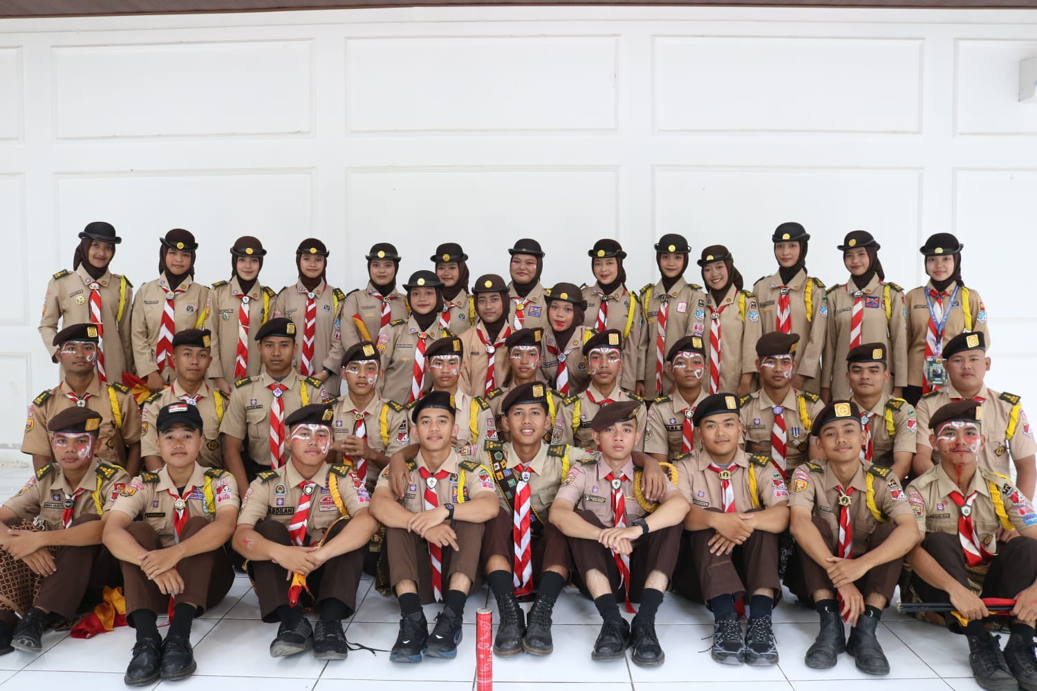 Foto bersama anggota Pramuka